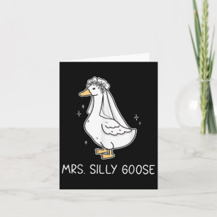 Tarjeta Sr. Silly Goose Y Sra. Silly Goose Couple Matchi