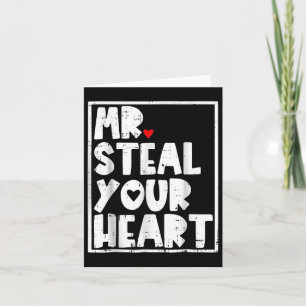 Tarjeta Sr. Steal Your Heart Día de San Valentín