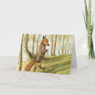 Tarjeta Sr. Tod En El Bosque - Beatriz Potter