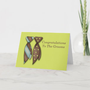 Tarjeta Sr. y Sr., Boda de Two Grooms