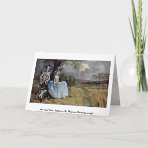 Tarjeta Sr. Y Sra. Andrews Por Thomas Gainsborough