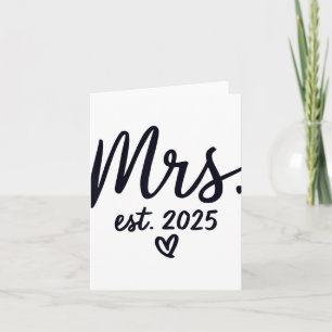 Tarjeta Sr. Y Sra. Engagement Tees Uni-adultos Sr. Y Sra.