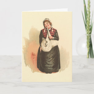 Tarjeta Sra. Bardell de Kyd - The Pickwick Papers de Dicke