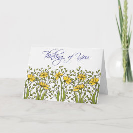 Tarjeta Sra. Bren Pensando en Usted