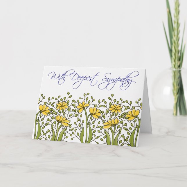 Tarjeta Sra. Bren Sympathy (Anverso)