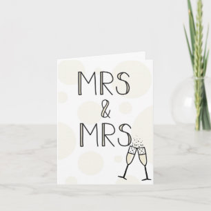 Tarjeta Sra. y Sra. Boda Card