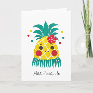 Tarjeta Srta. Hawaiian Pineapple
