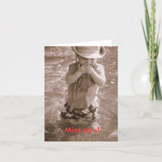 Tarjeta ¡Srta. usted!