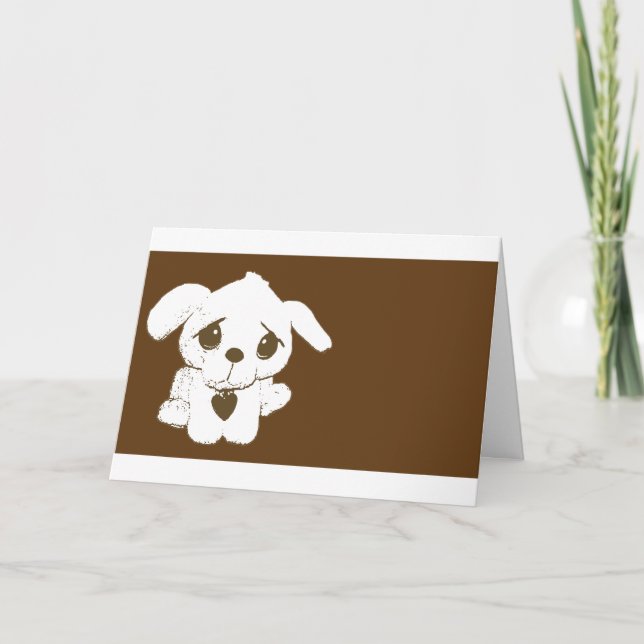 Tarjeta Srta. You Card del perrito (Anverso)
