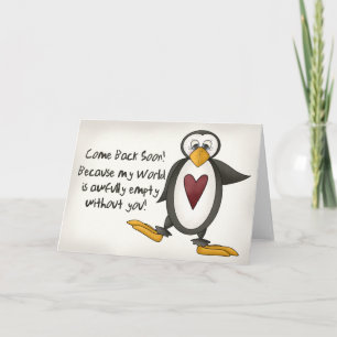 Tarjeta Srta. You Penguin