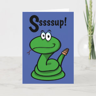 Tarjeta Sssssup! Serpiente
