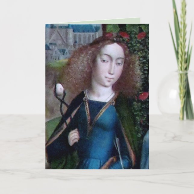 Tarjeta St. Agatha de Sicilia (detalle; M 070) (Anverso)