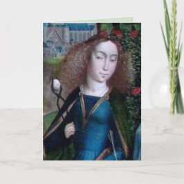 Tarjeta St. Agatha de Sicilia (detalle; M 070)