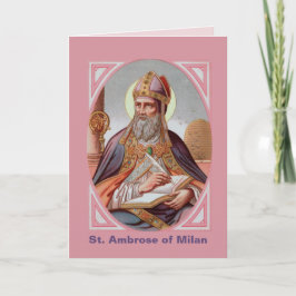 Tarjeta St. Ambrose of Milan (BEN 001)