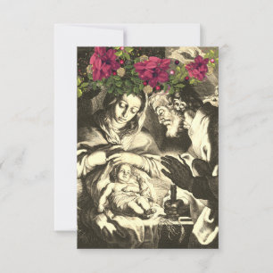 Tarjeta St. Andrew Navidades Novena Religious