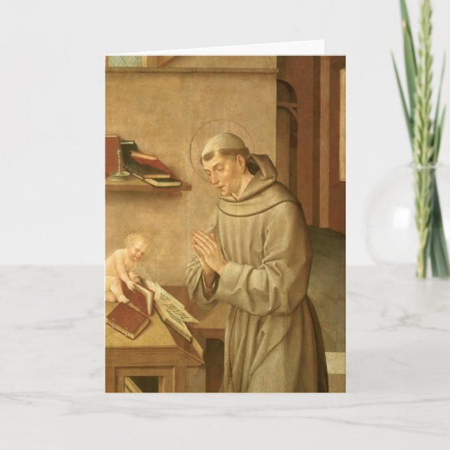 Tarjeta St Anthony de Padua (Anverso)