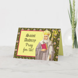 Tarjeta St. Audrey (Etheldreda) (P 003)