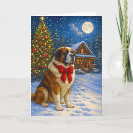 Tarjeta St. Bernard Holiday