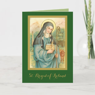 Tarjeta St. Brígida de Irlanda (M 014)