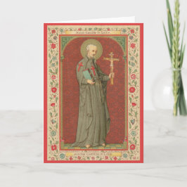 Tarjeta St Camillus de Lellis (SAU 37) Saludo/Nota en blan