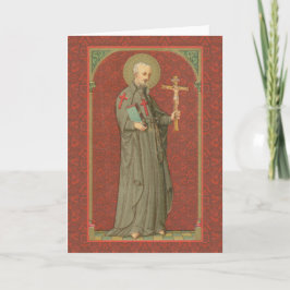 Tarjeta St Camillus de Lellis (SAU 37) Saludo/Nota en blan