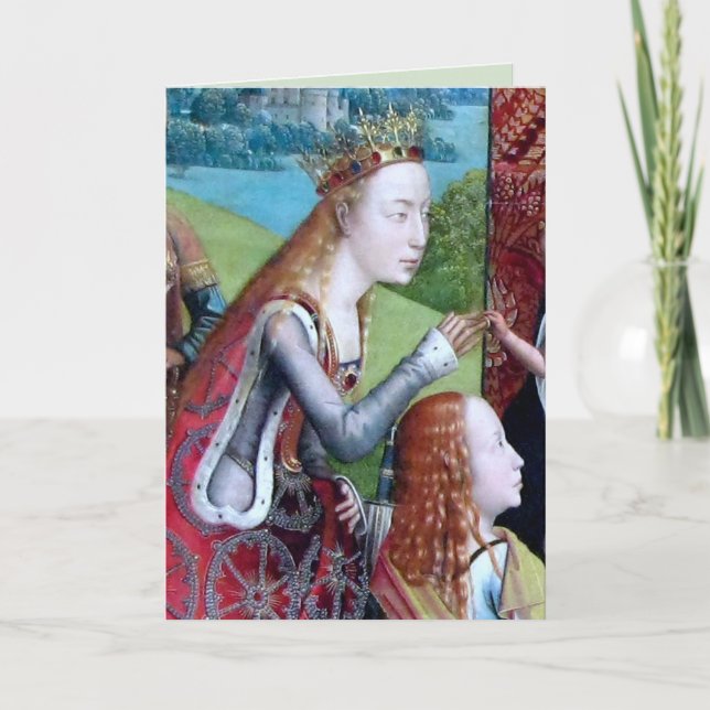 Tarjeta St. Catherine de Alejandría (detalle; M 07 (Anverso)