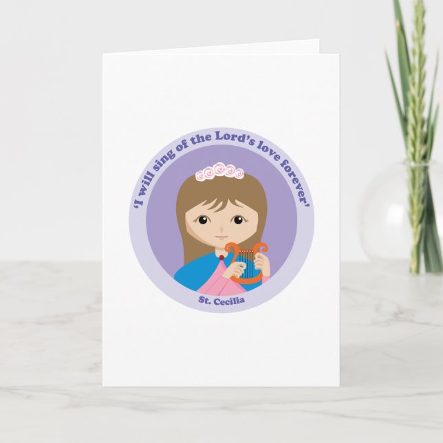 Tarjeta St. Cecilia (Anverso)