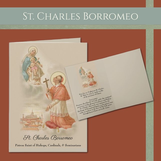 Tarjeta St Charles Borromeo (Subido por el creador)