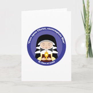 Tarjeta St. Clare de Assisi