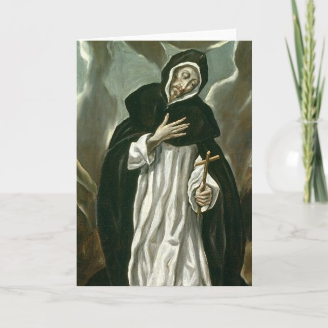 Tarjeta St Dominic de Guzman (Anverso)