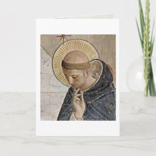 Tarjeta St Dominic por Fra Angelico