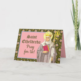 Tarjeta St. Etheldreda (Audrey) (P 003)
