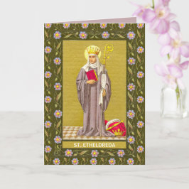 Tarjeta St. Etheldreda (Audrey) (P 003)