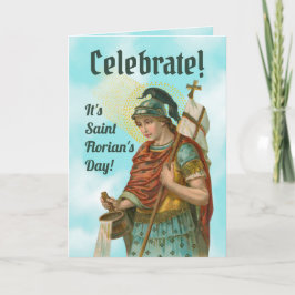 Tarjeta St. Florian con cubo (cielo despejado; M 019)