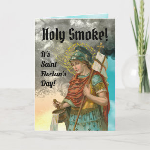 Tarjeta St. Florian con cubo (humo; M 019)