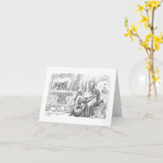 Tarjeta St. Francis and the Leper