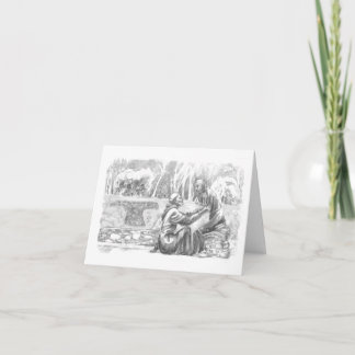 Tarjeta St. Francis and the Leper