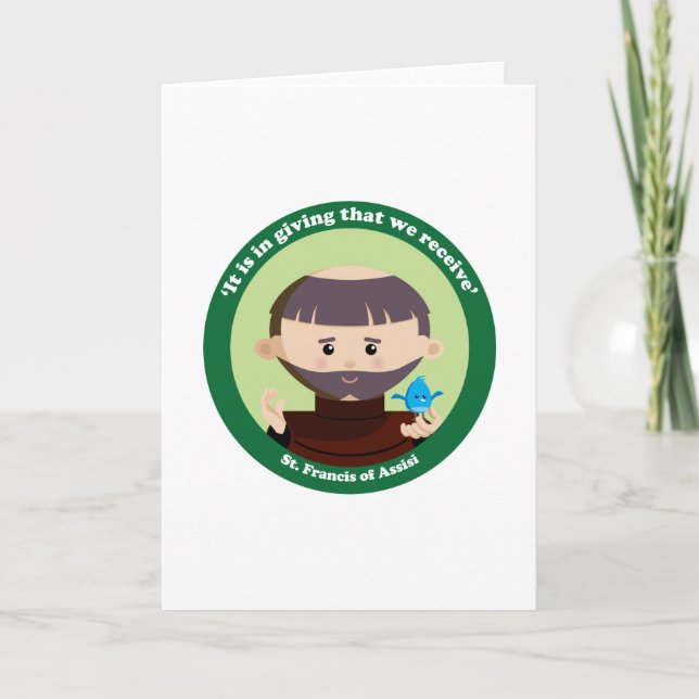 Tarjeta St Francis de Assisi (Anverso)