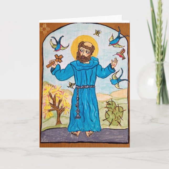 Tarjeta St Francis de Assisi del Retablo original (Anverso)