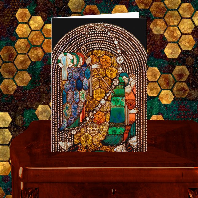 Tarjeta  St. Gobnait Drawing a Plague Line (Detail) (Subido por el creador)