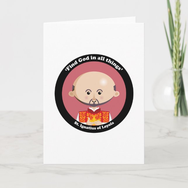 Tarjeta St Ignatius de Loyola (Anverso)