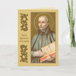 Tarjeta St. Ignatius Loyola (JM 27) Saludo