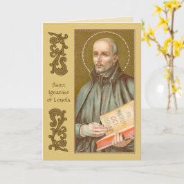 Tarjeta St. Ignatius Loyola (JM 27) Saludo