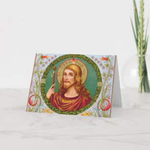 Tarjeta St. James the Greater (JMAS04) Saludo en blanco