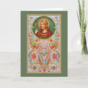 Tarjeta St. James the Greater (JMAS04) Saludo en blanco