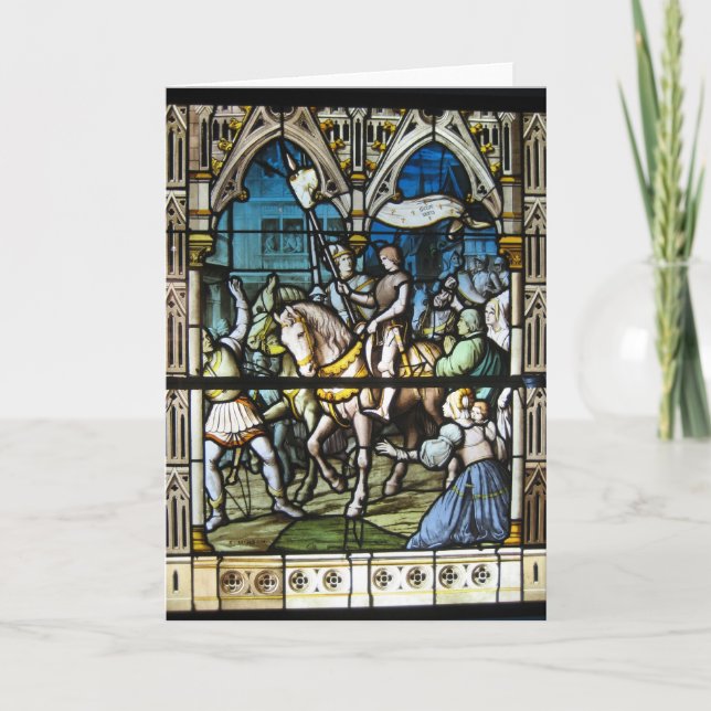 Tarjeta St. Joan en Orleans (Anverso)