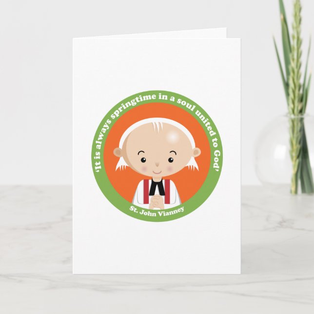 Tarjeta St. John Vianney (Anverso)