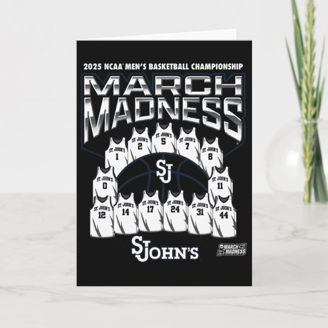 Tarjeta St. John's March Madness 2025 Men's Sketll Nil  (Anverso)