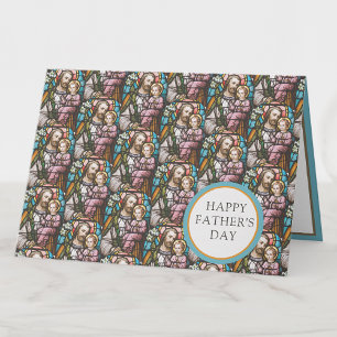 Tarjeta St. Joseph  Fathers Day Catholic Religious  Card