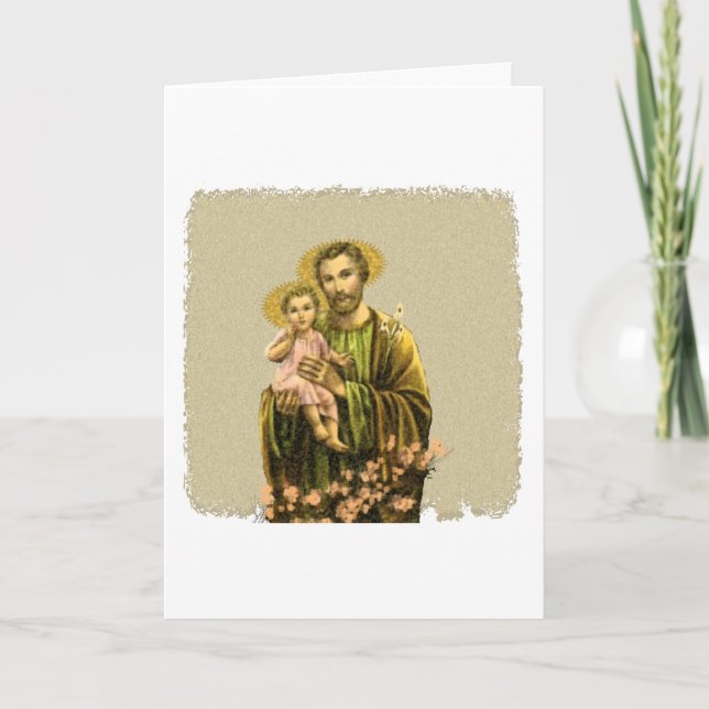 Tarjeta St Joseph Novena (Anverso)